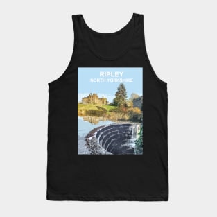 Ripley, North Yorkshire. Travel poster Tank Top